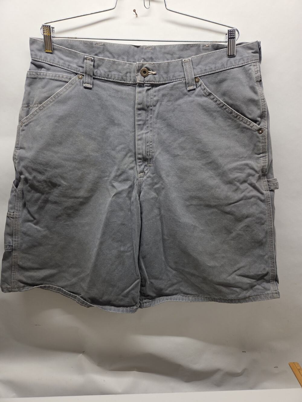 Lee Dungarees Regular Work Casual Gray Shorts Men Size 38